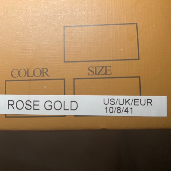 Rose Gold Platform Pumps - Picture 12 of 13